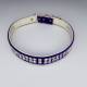 2-Row Velvet Rhinestone Collar